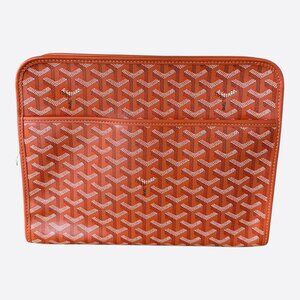 Goyard Orange Jouvence GM Toiletry Bag
